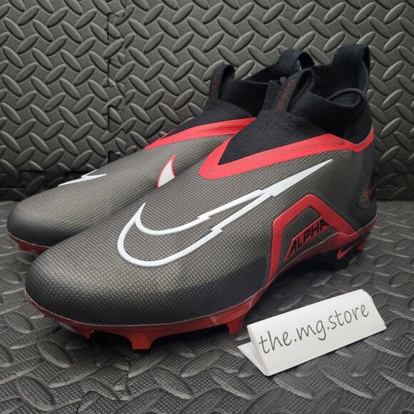 Nike Alpha Menace Elite 3 Black/Red Men’s Sz 13 DM1792-002 NWOB Rare - Picture 3 of 7